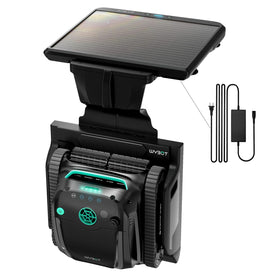WYBOT S2 front view of solar cordless pool cleaner for efficient pool cleaning