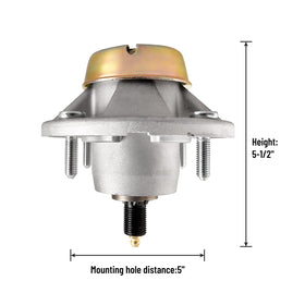 Pre-greased bearings in the Wyevee spindle support longevity and smooth operation