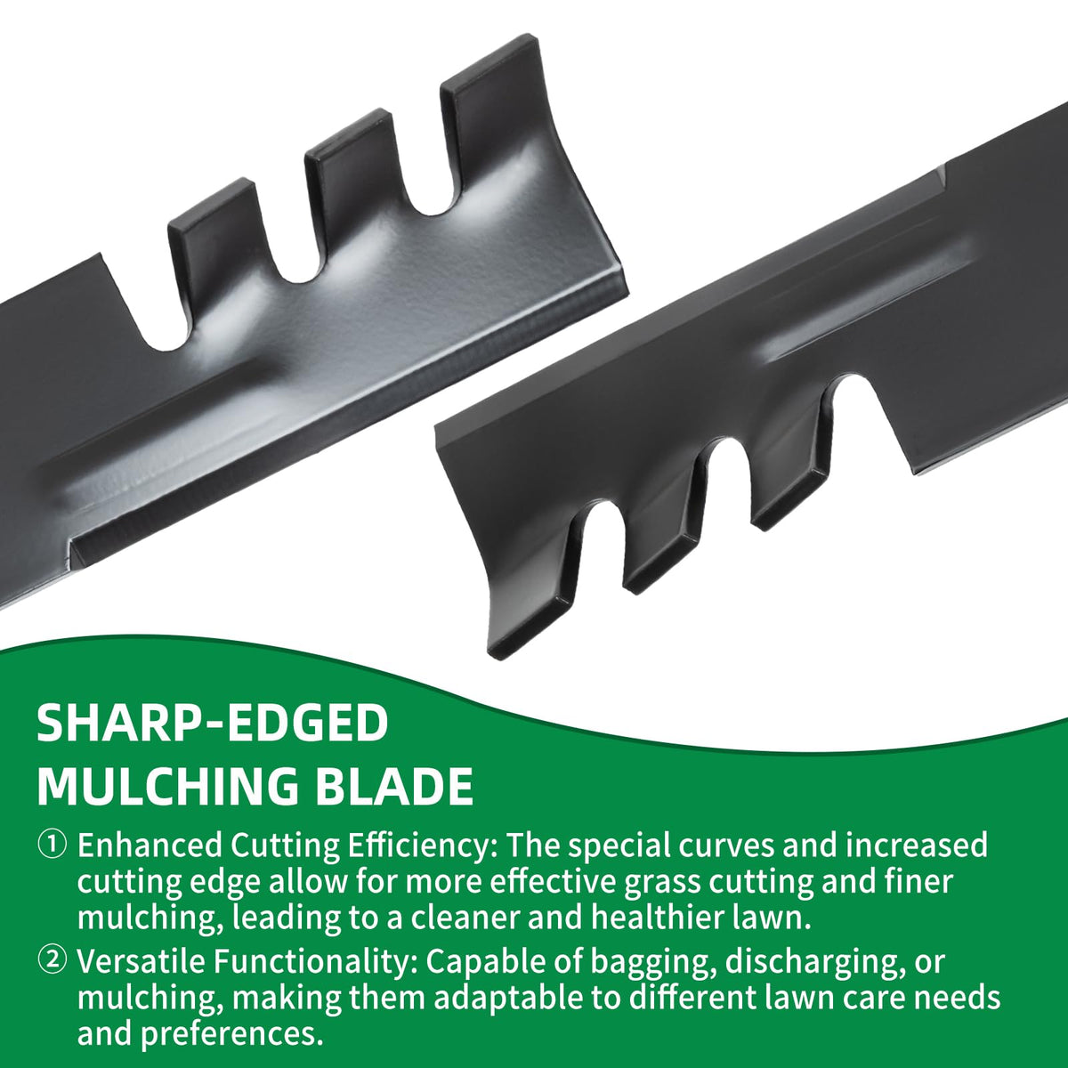Wyevee blade compatibility showing 532180054 and 173920 for selected Husqvarna models.