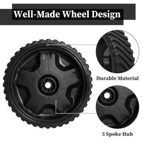 Wyevee wheel compatible with Troy-Bilt, MTD, Craftsman, and Cub Cadet.