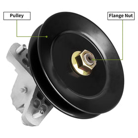 Wyevee Cub Cadet-compatible spindle fits multiple mower models.