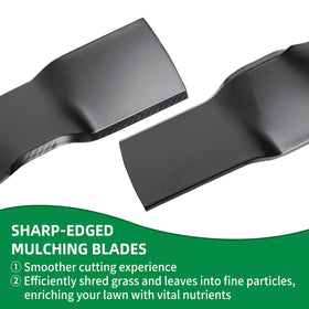GX22151 blade with 7-point star hub for secure fit during mowing
