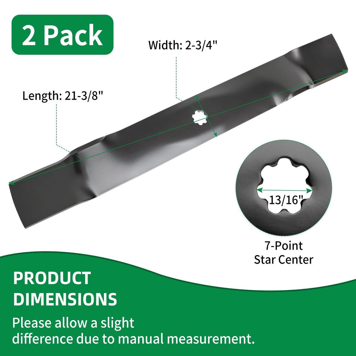 Durable carbon steel blade with protective coating resists wear in tall grass