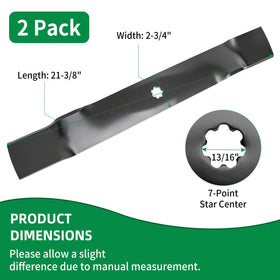 Durable carbon steel blade with protective coating resists wear in tall grass