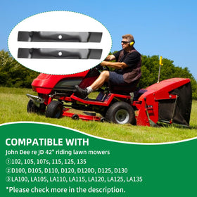 Compatible with a wide range of John Deere and MTD models for easy upgrades