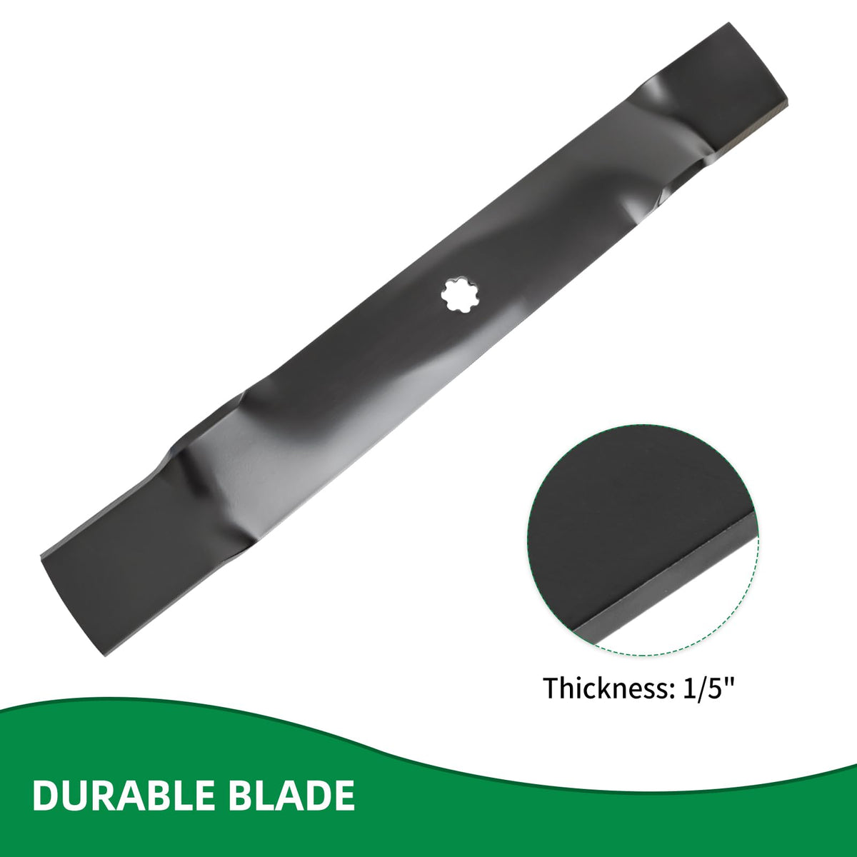 Two blades in a package for quick replacement and maintenance