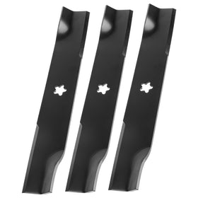 Wyevee Husqvarna 48-deck blades three-pack for reliable lawn trimming.