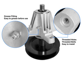 Wyevee pulley 5-1/2 inch diameter enhances belt drive efficiency.