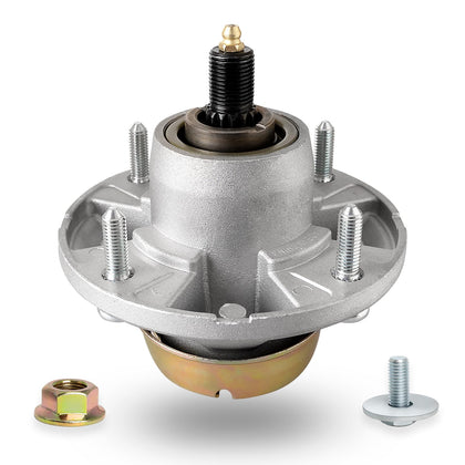 Wyevee replacement spindle assembly ready for quick mower deck installation