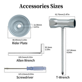 Wyevee secure blade installation on straight-shaft trimmer reduces vibration.