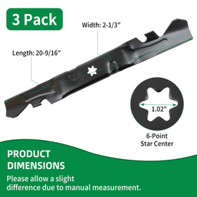 Wyevee ZT2-60 compat blade on mower deck improves mulching performance.