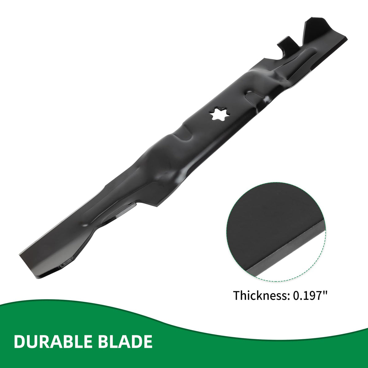 Wyevee ZT3-60 compat blade ready for precision mowing and thick grass.