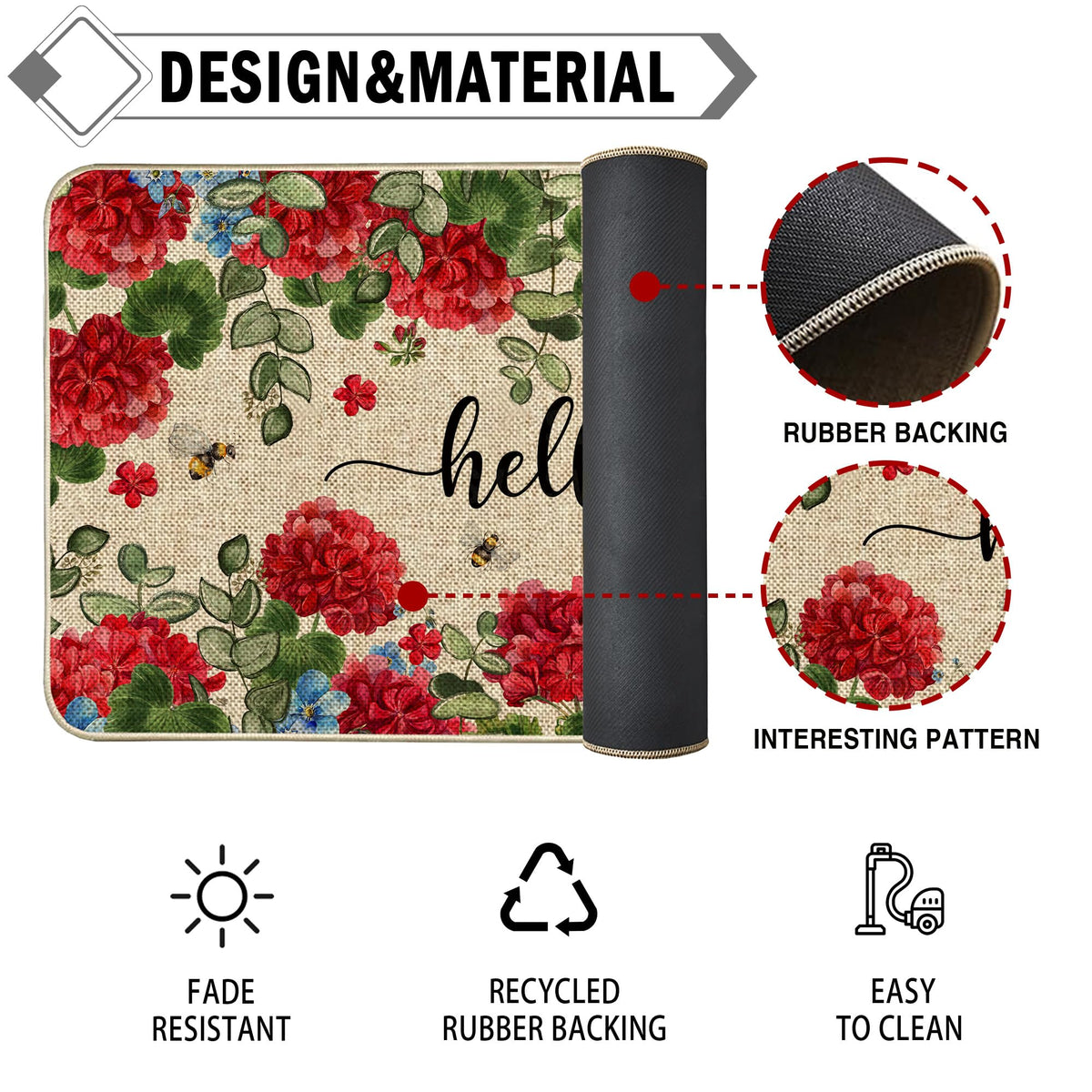 Wylumen high-definition spring flowers enhance curb appeal.