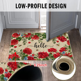 Wylumen linen-textured surface adds spring ambiance and decor.