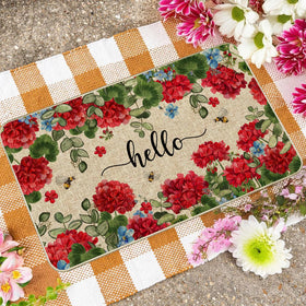 Wylumen low-profile 17x29 doormat fits under exterior doors.