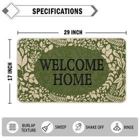 Wylumen Welcome Spring doormat lightweight yet durable for quick cleaning after outdoor use.
