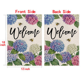 Wyooxoo outdoor garden flag enhances porch, patio, or yard charm.