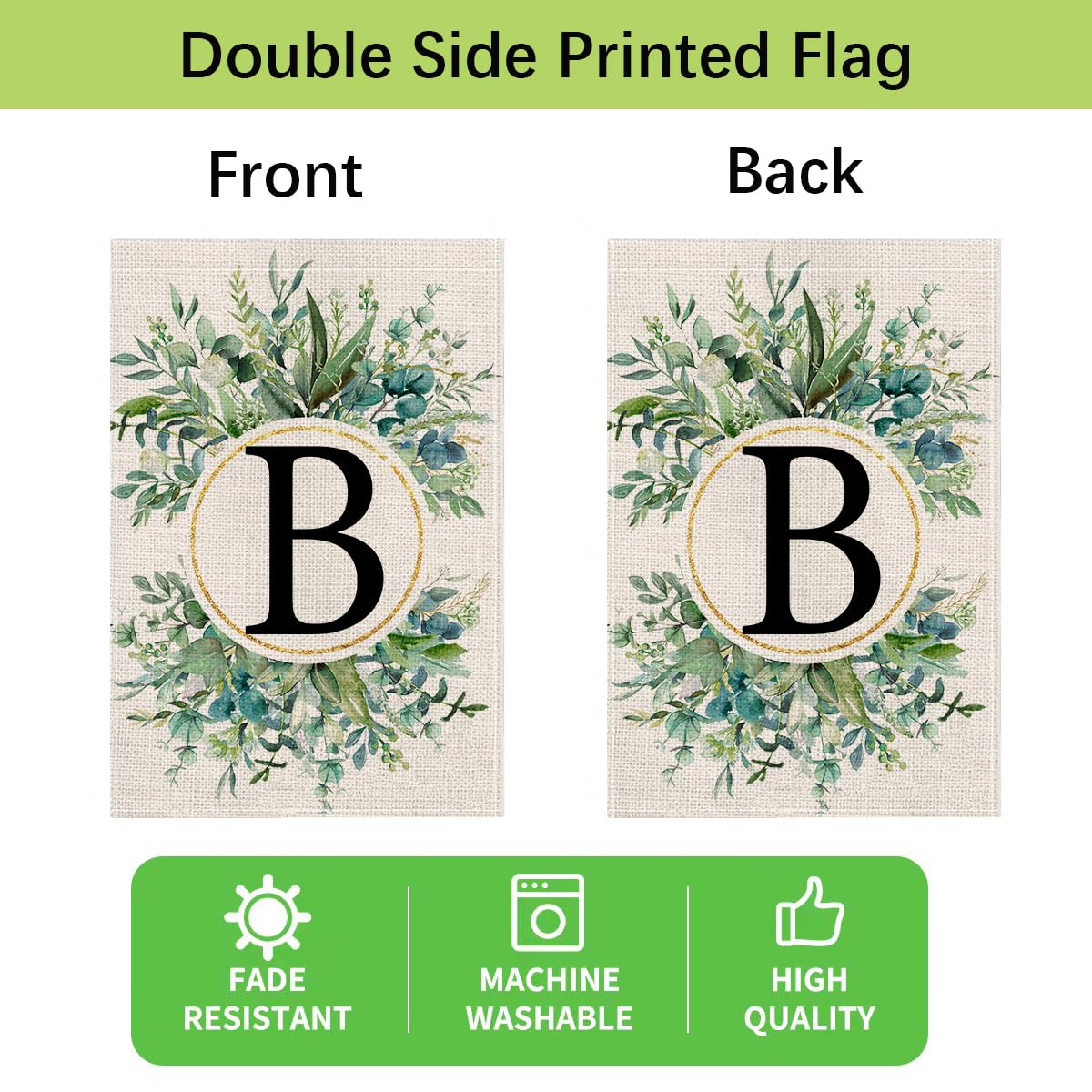 Wyooxoo outdoor garden flag ideal for patios, porches, and verandas.