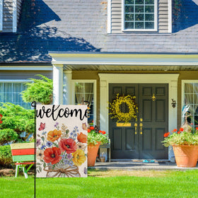Wyooxoo garden flag ideal for porch or yard celebrations