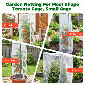 WYRJXYB multi-use garden netting protects crops across vegetables, fruits, and blossoms.