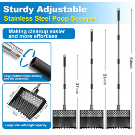 Wysperix 3-angle rake positions for versatile cleaning and waste removal.