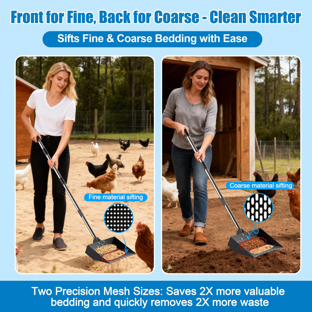 Wysperix beach sand sifter for quick, multi-use garden tasks.