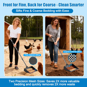 Wysperix beach sand sifter for quick, multi-use garden tasks.