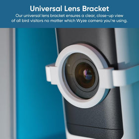 Wyze Lifestyle Bird Feeder Case macro lens adapter for close-up detail