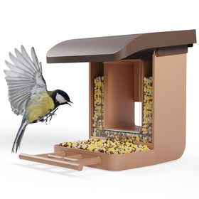 Wyze Lifestyle Bird Feeder Case wall mount enables easy birdwatching