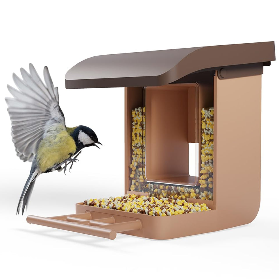 Wyze Lifestyle Bird Feeder Case wall mount enables easy birdwatching