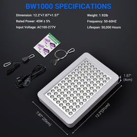 WZDRAGON BW1000 durable design with a 50,000-hour lifespan.
