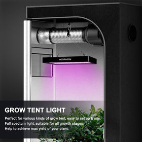 WZDRAGON BW1000 in-use greenhouse setup supports lush growth