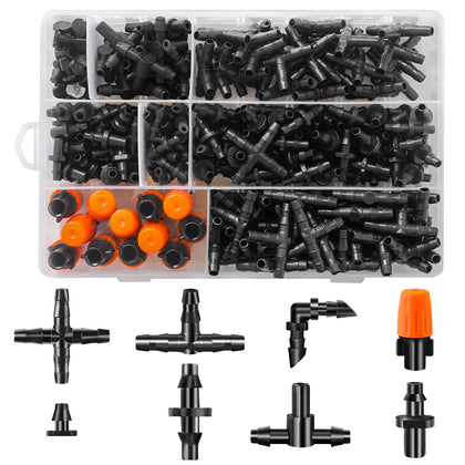 WZFLRUA 250 piece drip kit contents for quick setup and customization