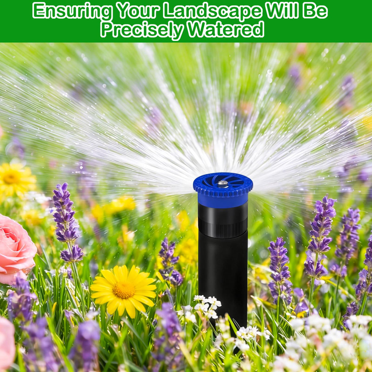 WZFLRUA adjustable spray top edge for customizable watering.
