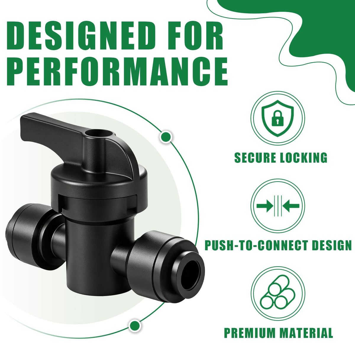 WZFLRUA 1/4 inch valves support diverse setups including raised beds and greenhouses.