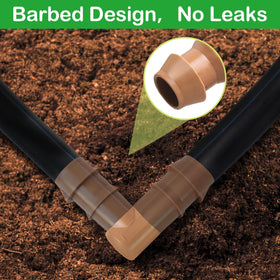 WZFLRUA push-in elbow connector for quick installation