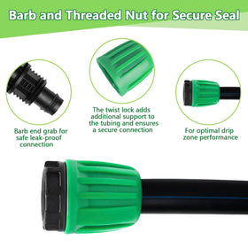 WZFLRUA 12 pack end plugs for easy irrigation setup