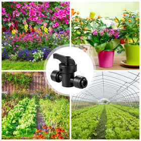 WZFLRUA valve set shown in greenhouse context highlights reliable on/off control.