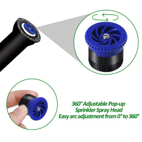 WZFLRUA precision water distribution nozzle ensures uniform irrigation.