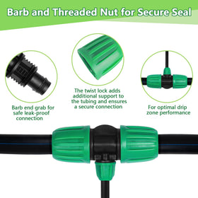 WZFLRUA twist-lock mechanism ensures added tubing support