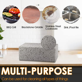 Wzporzst Blackstone-compatible griddle brick delivers efficient cleaning of carbon buildup