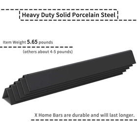 X Home 17.5-inch flavorizer bars in durable porcelain-enameled steel
