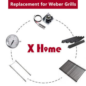 Easier cleaning due to porcelain enamel coating after grilling.