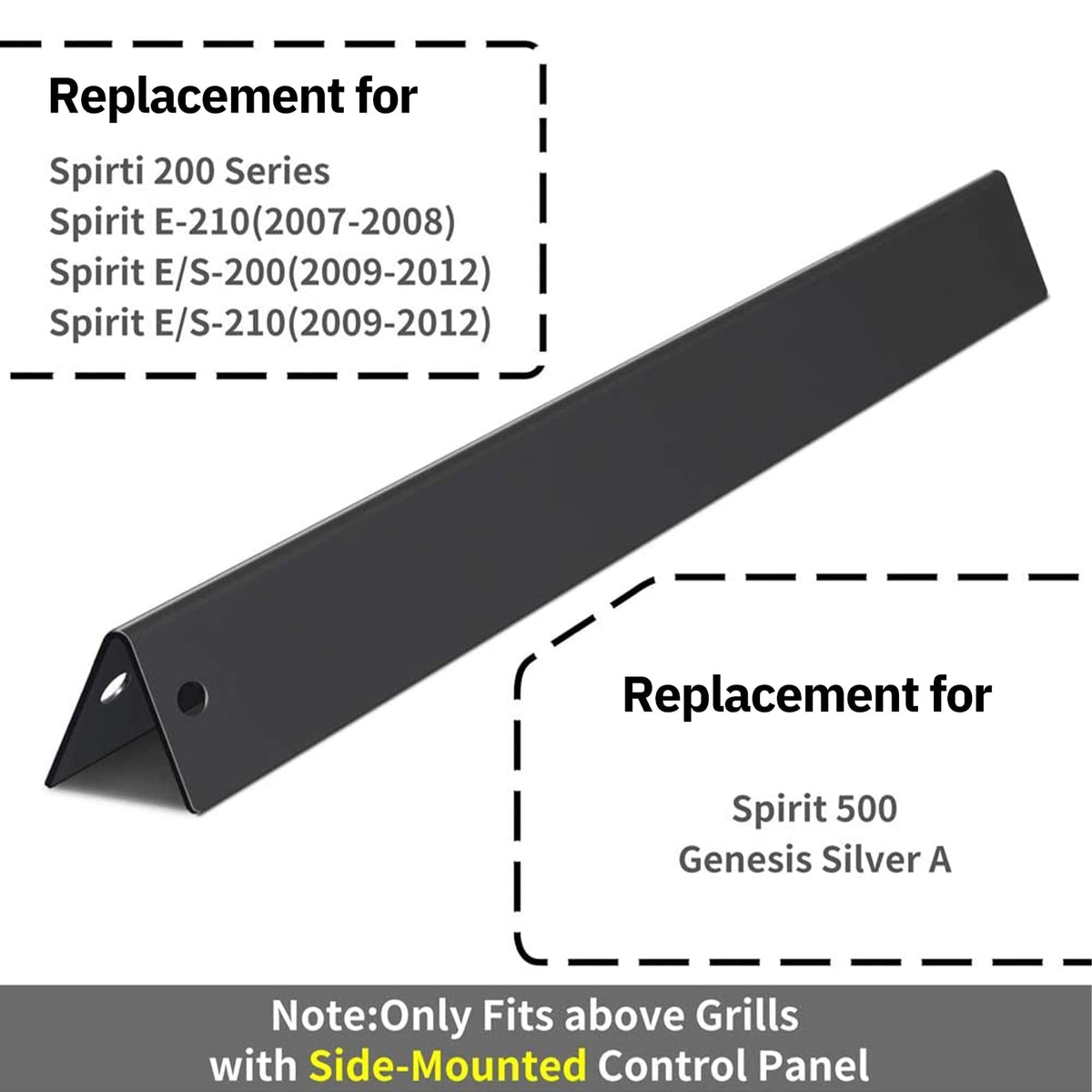 Five-pack flavorizer bars ready for replacement and long-lasting grilling.