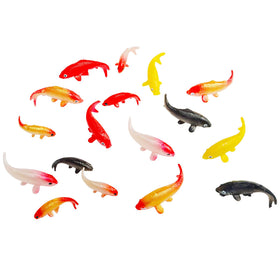 X Hot Popcorn vibrant koi figurines invite playful storytelling in miniature worlds