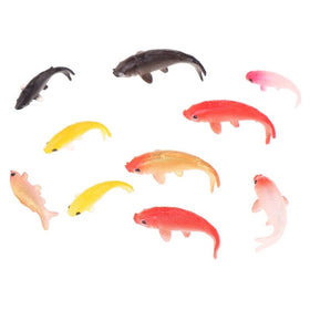 X Hot Popcorn mini koi fish figures suit diorama scenes and educational displays