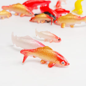 X Hot Popcorn miniature koi in garden setting elevates fairy garden scenes