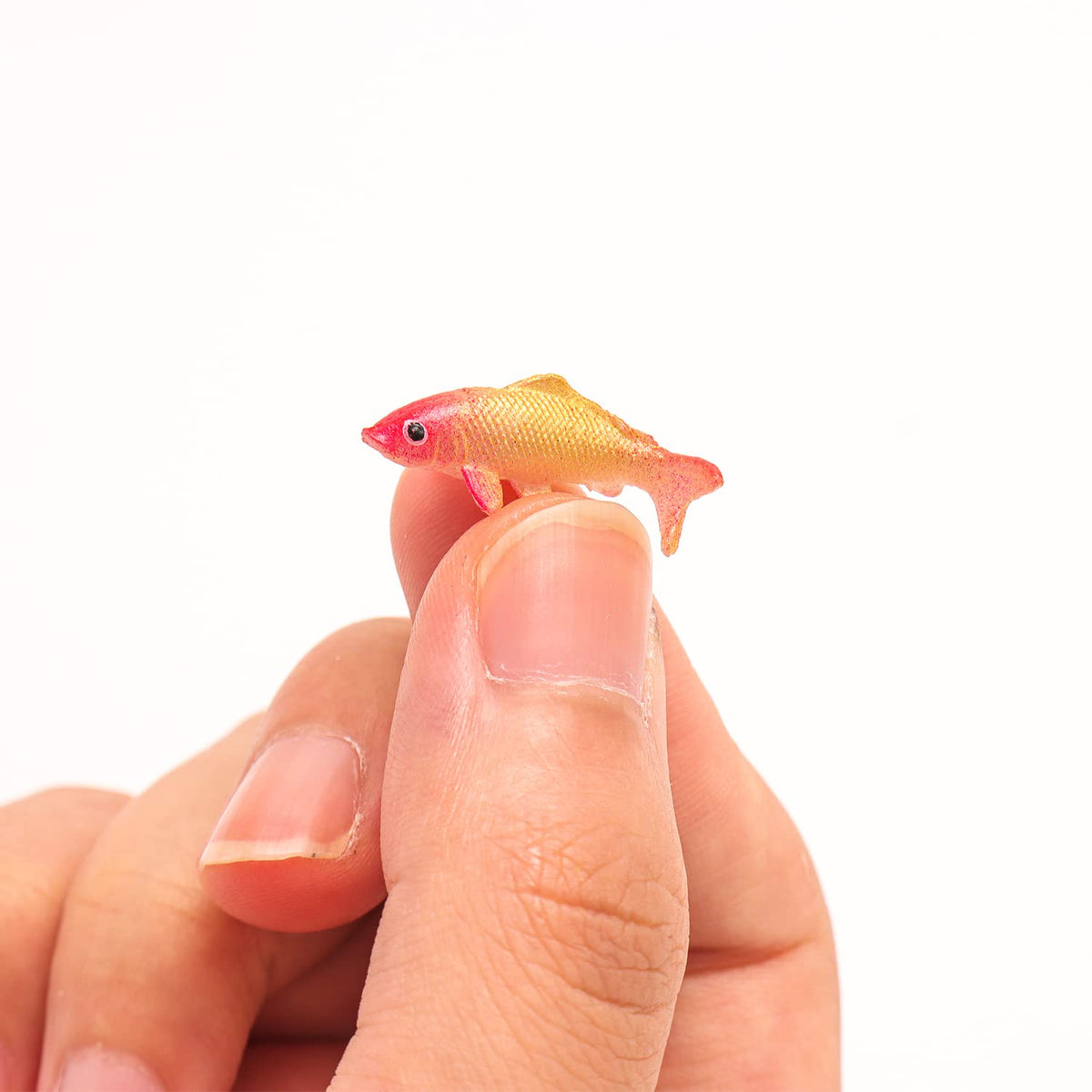 X Hot Popcorn plastic koi fish withstands handling in craft kits