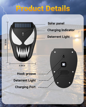 X-octenol Solar USB Backup Power Indicator keeps you informed during cloudy days.