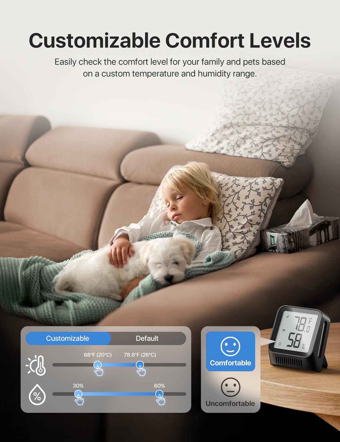 X-Sense app notifications on a phone enable real-time alerts and remote monitoring.